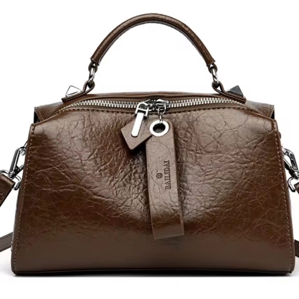 Brown Leather Handbag